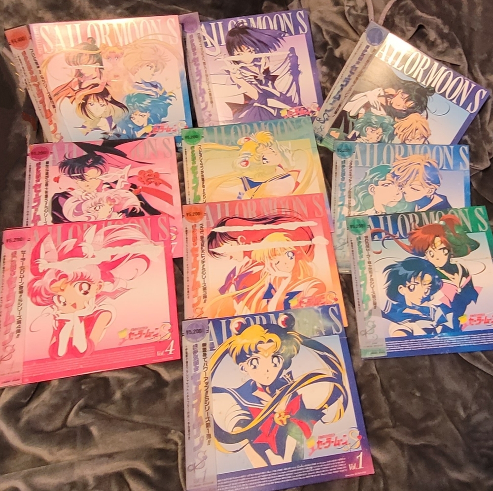 Sailor moon S laserdisc lot READ Description
